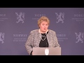 Erna Solberg om den nye justisministeren