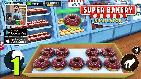 Bakery Supermarket Simulator Gameplay (Android, iOS)