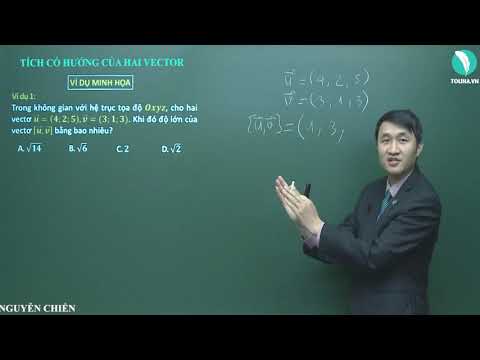 Video Tích có hướng của 2 vector và ứng dụng - Hình học 12... - youtube
