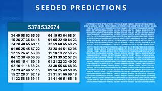 🌱 Lotto Chart Tutorial: Seeded Predictions for Powerball & Mega Millions 💥