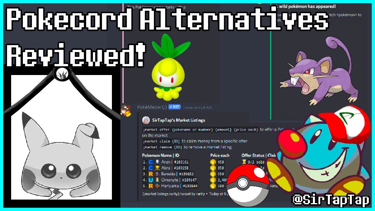 Pokecord Alternatives Reviewed! PokeTwo, PokeRealm, Pokemeow, MewBot, Who Wins?