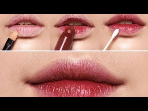 Cara OMBRE LIPS MUDAH + GAMPANG👄 