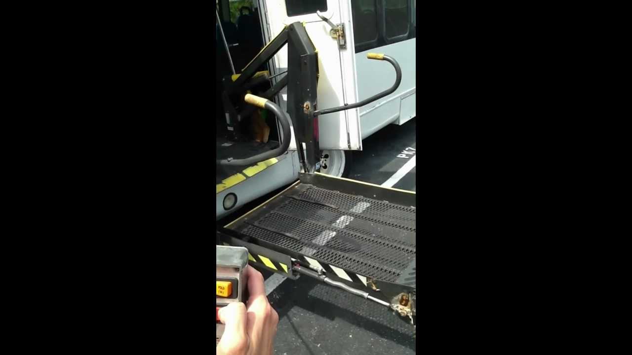 Wheelchair lift gate YouTube