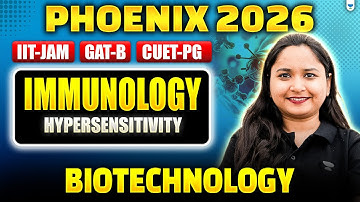 IIT JAM | GAT-B | CUET PG 2026: Immunology – Hypersensitivity #Unacademy