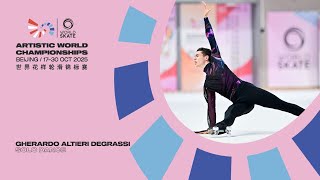 Gherardo Altieri Degrassi - Solo Dance Seniores Men Italy - Artistic World Championships Bejing 2025