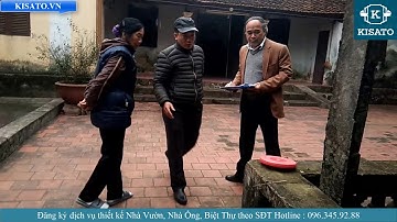 Khảo Sát Thiết Kế Nhà Vườn Mái Thái Tại Huyện Sóc Sơn Tp Hà Nội