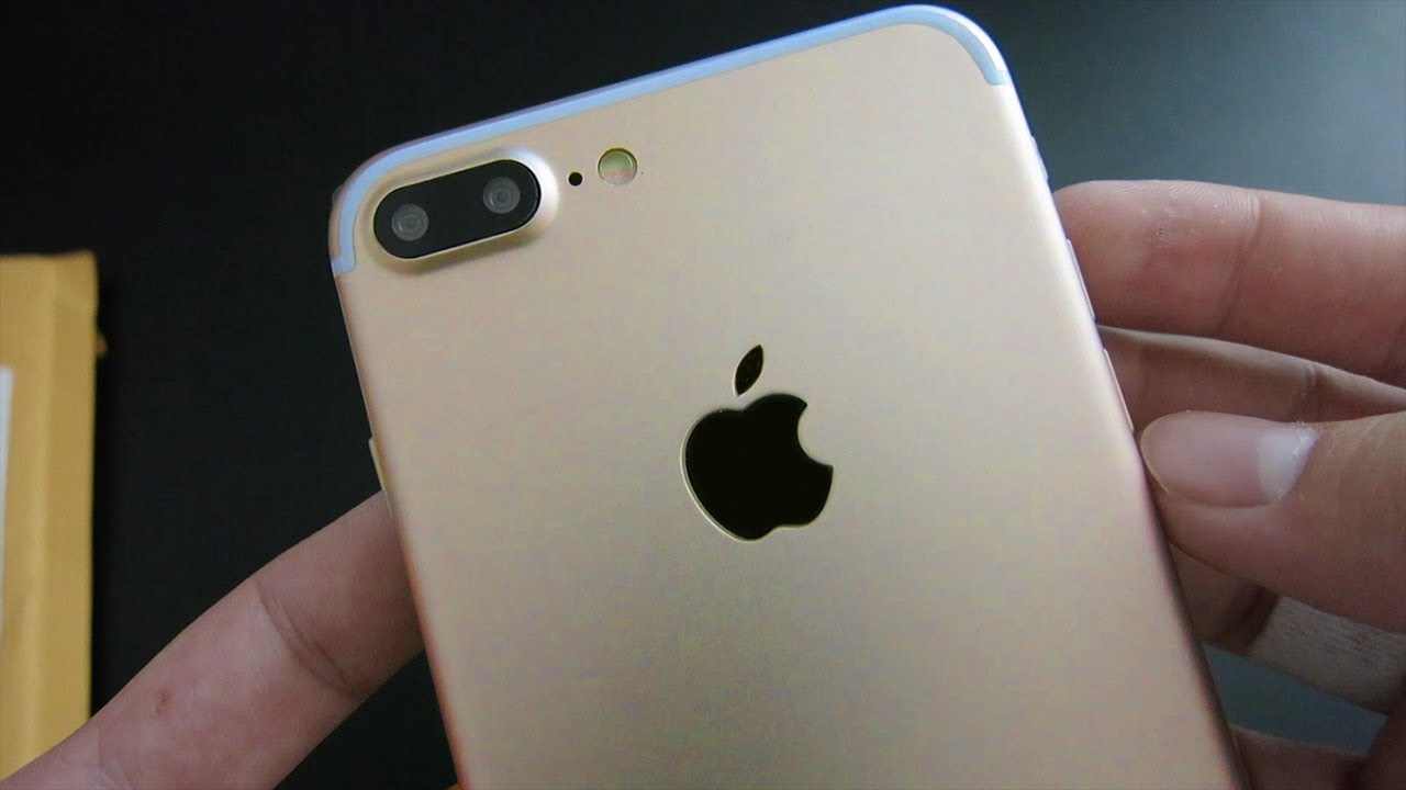 iPhone 7 Plus Gold Unboxing! - YouTube