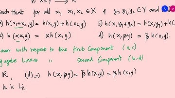 Functional Analysis  Module III Class 28 Sesquilinear form