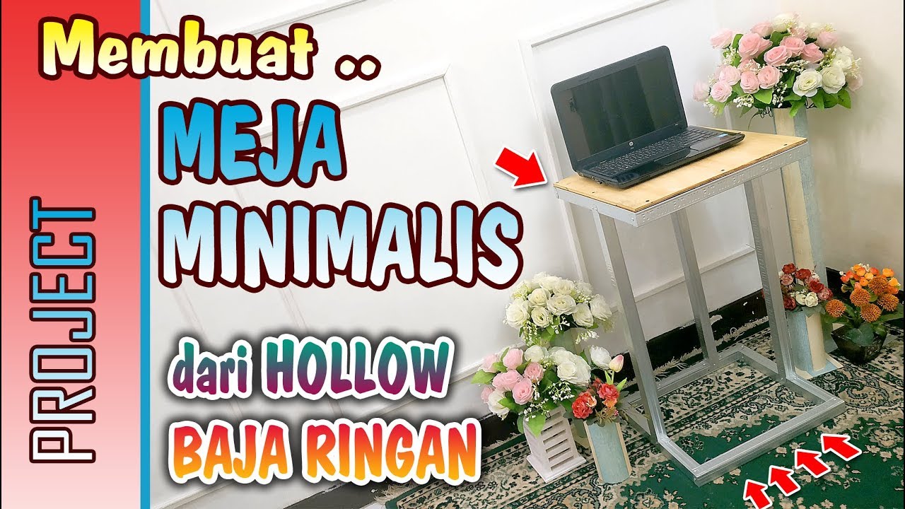  MEMBUAT  MEJA  MINIMALIS DARI  BAJA  RINGAN  YouTube