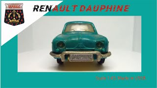 Renault Dauphine Масштабная модель СССР 1:43 #diecast #renault #dauphine #car #римейк #cars