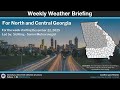 Weekly Weather Briefing for December 22nd, 2025