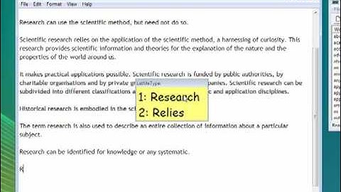 MyStudyBar: LetMeType