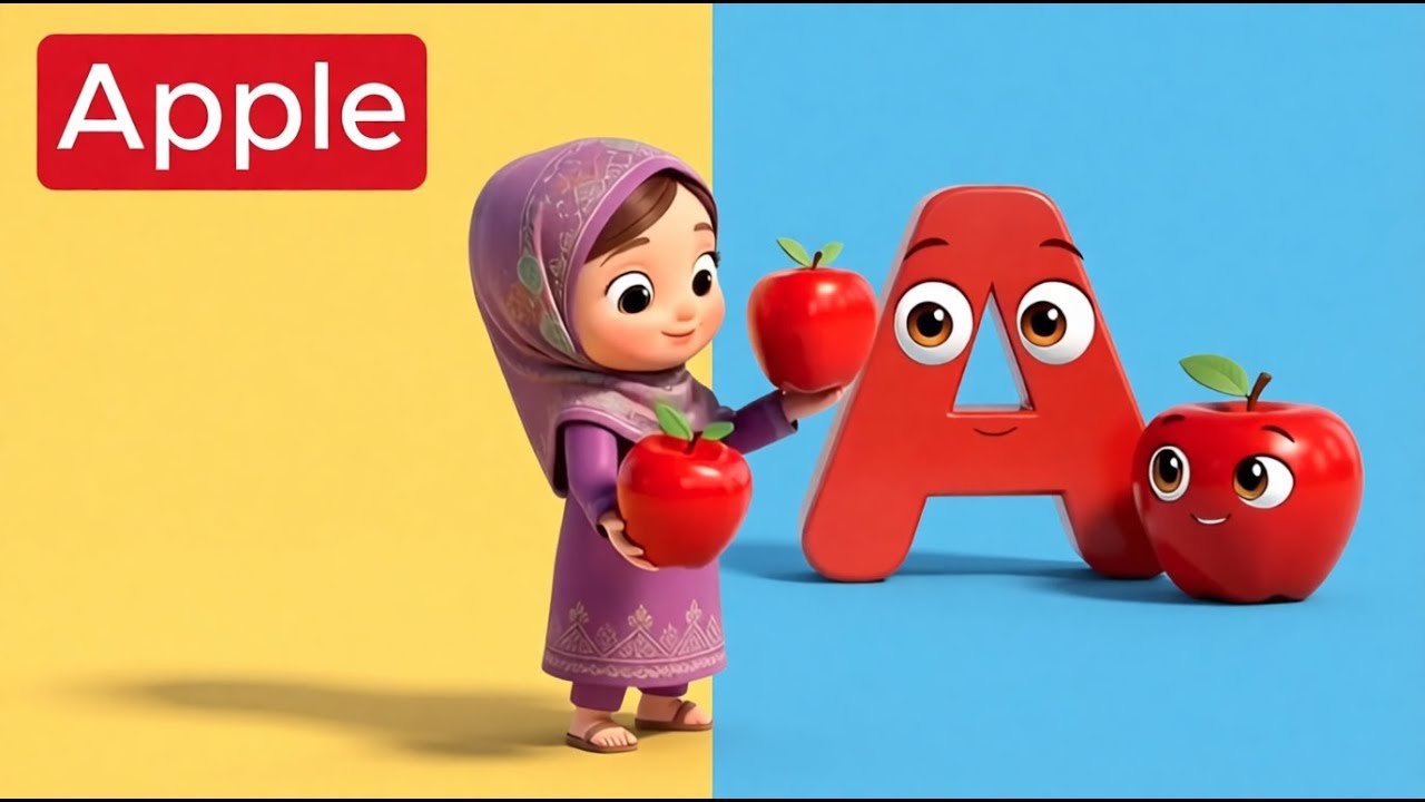 Phonics Song for Toddlers | Alphabet Letters & Fruit Names | Learn ABC Fast