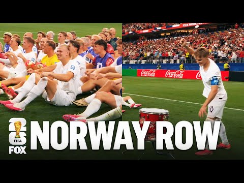 Norway Hits EPIC Viking Row 🇳🇴 After Advancing to Round of 16
