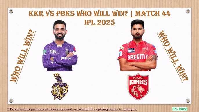 🏏 IPL 2025 MATCH 44 - Who will win? Numerology | KKR vs PBKS Kolkata Knight Riders vs Punjab Kings - YouTube