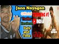 Jana Nayagan official Trailer Realese Date and time ll thalapthy vijay ll  boby Deol 