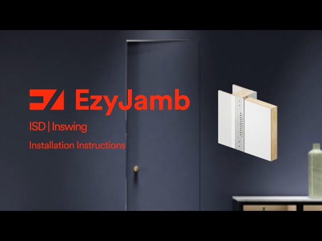 EzyJamb Inswing (ISD) Installation Guide - YouTube