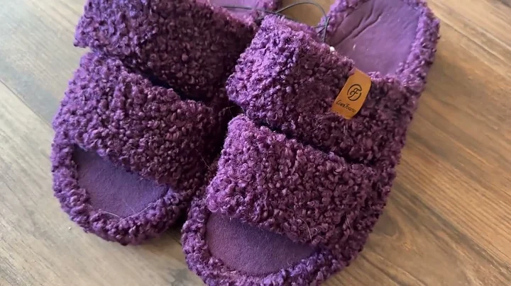 These Fuzzy Slippers Are SO Soft! EverFoams Try-On