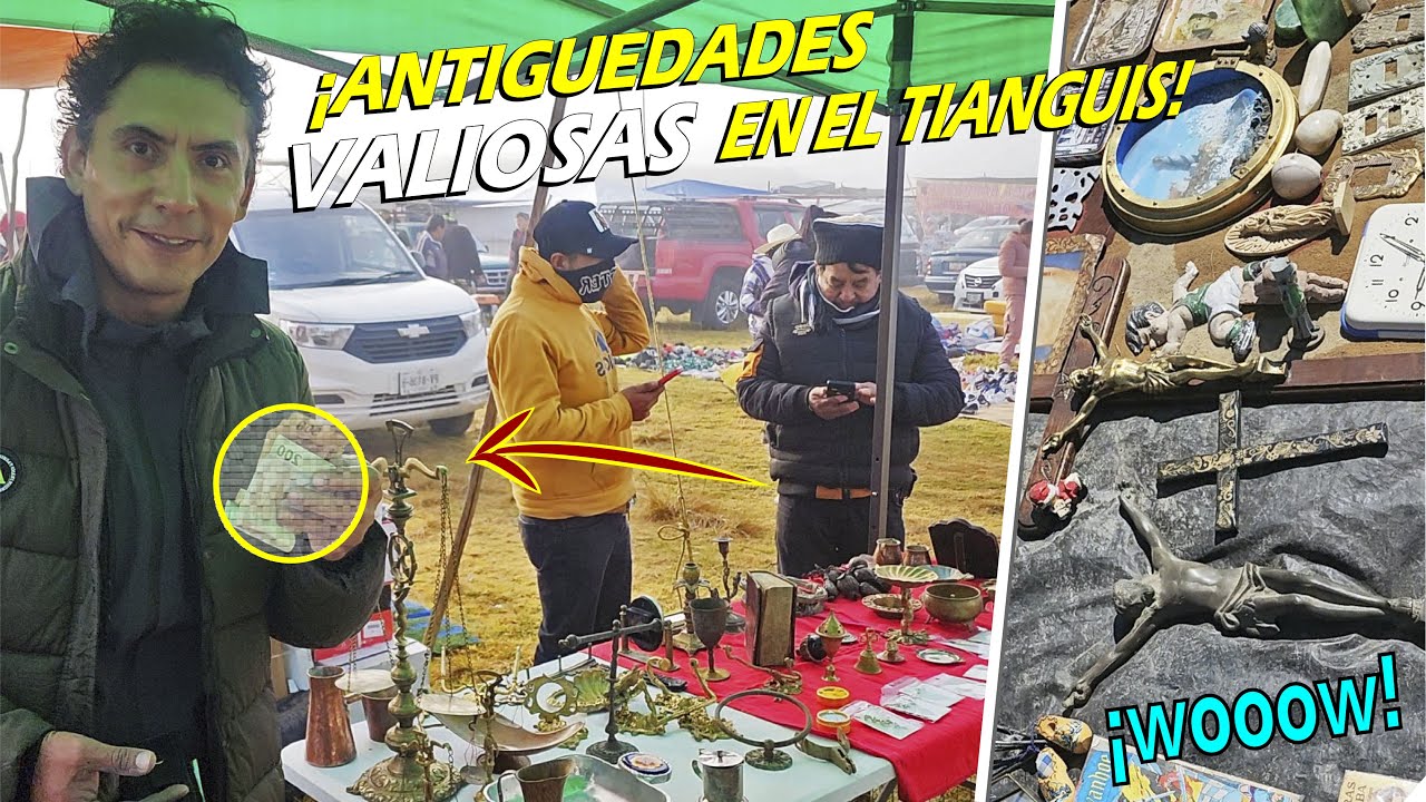 ¡Encuentro VALIOSAS 💲 Antigüedades en mi PRIMER DÍA de VENDIENDO en el Tianguis!