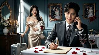 He secretly married his mistress for eight years.His wife left silently, leaving him full of regret.
