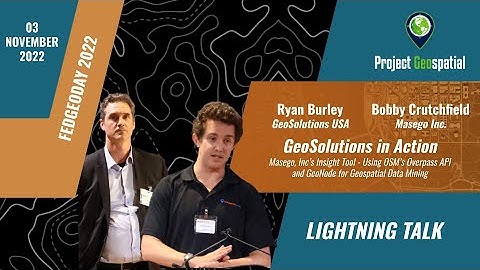 FedGeoDay - Using OSMs Overpass API and GeoNode for Geospatial Data Mining