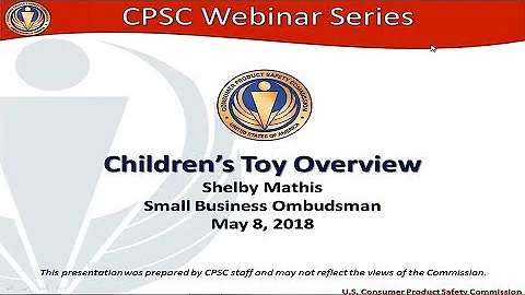 CPSC Webinar: Children’s Toy Overview - DayDayNews