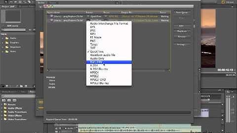 1702 Exporting with the Adobe Media Encoder