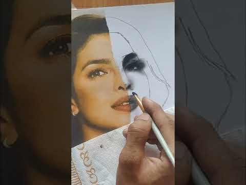 🥵🔥Priyanka Chopra Sketch🥵❤️#shorts #priyankachopra #drawing #trending