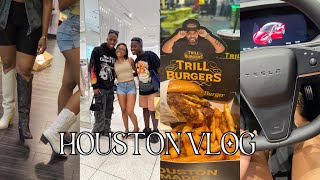 HOUSTON VLOG ♡ I met Brian &amp; Jamanson, rodeo, rolling with Melia food, food tour &amp; more!!