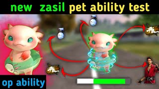 new zasil pet ability test | zasil pet ability in free fire | Laliyo FF |