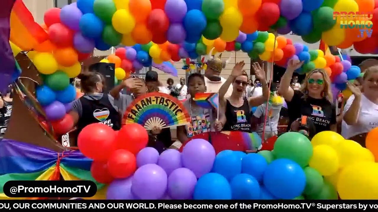Complete Broadcast of the 2022 Long Beach Pride Parade | Outinerary®