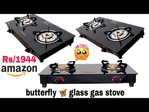 Butterfly 🦋 glass gas stove || links given in description