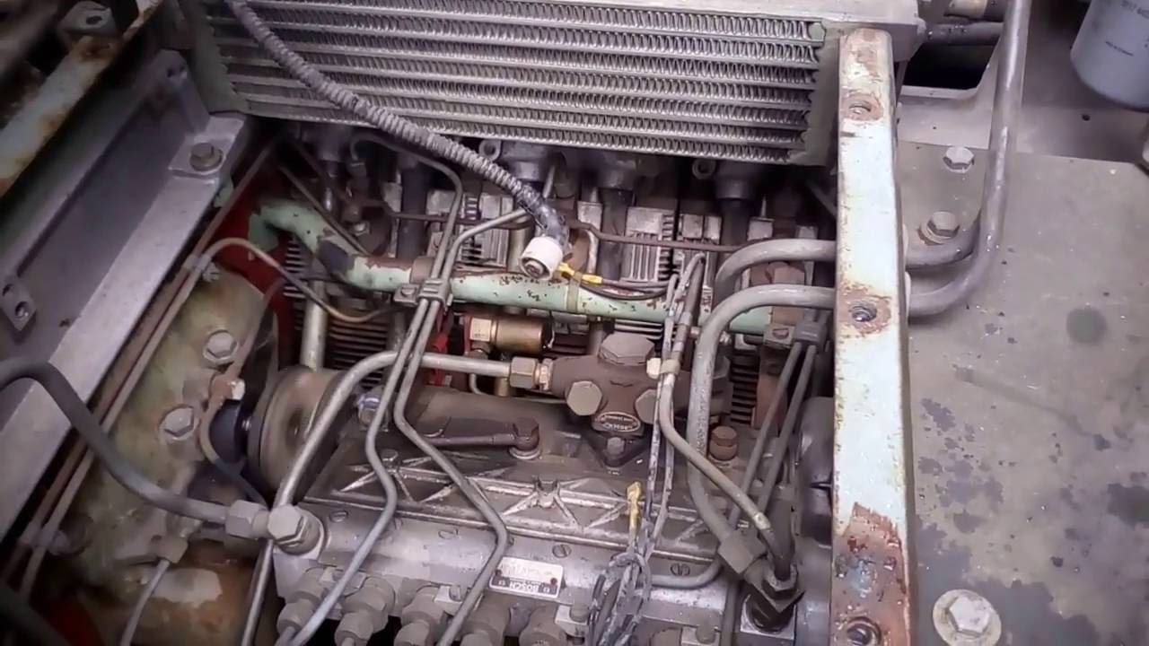 MAN kat mil 5t glw leaking cold start fuel valve. YouTube
