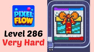Pixel Flow Level 286 Very Hard Gameplay