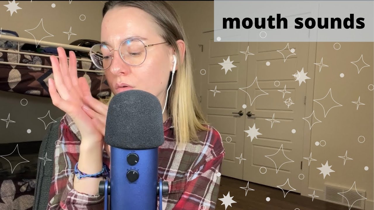 ASMR ✨ pure mouth sounds, finger flutters, & mic tapping