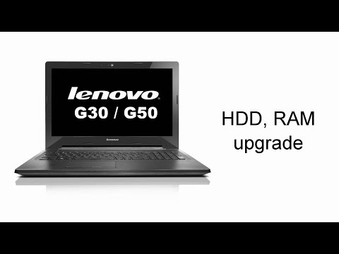 Lenovo IdeaPad G50-30 G50-45 Memory upgrade, HDD upgrade, HDD replacement