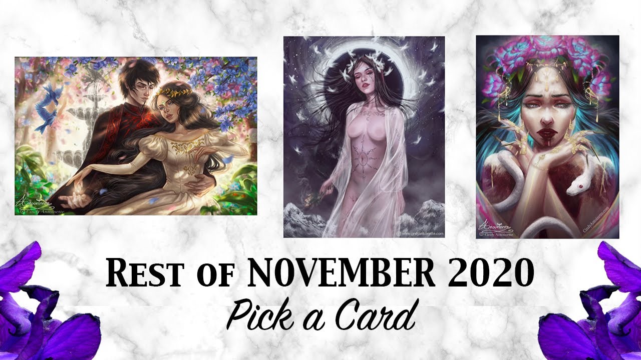✨ REST OF NOVEMBER 2020!✨(pick a card+art)