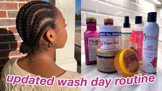 Updated Wash Day Routine 2021  Stepbystep From Start To Finish 4b4c Protective Styling  Growth