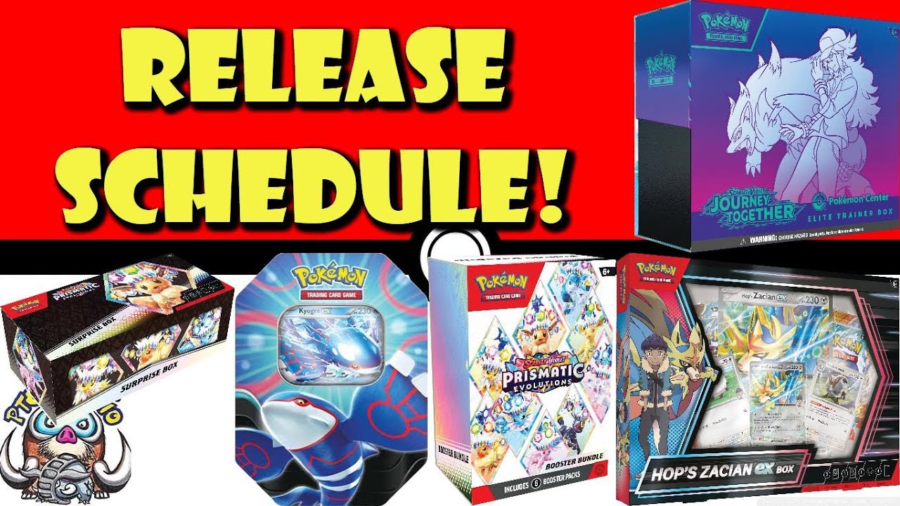 The Complete Pokémon TCG Relese Schedule! HUGE Update! Journey