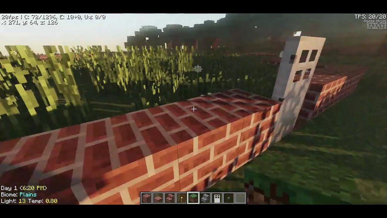 Creative Mode Minecraft House part 1