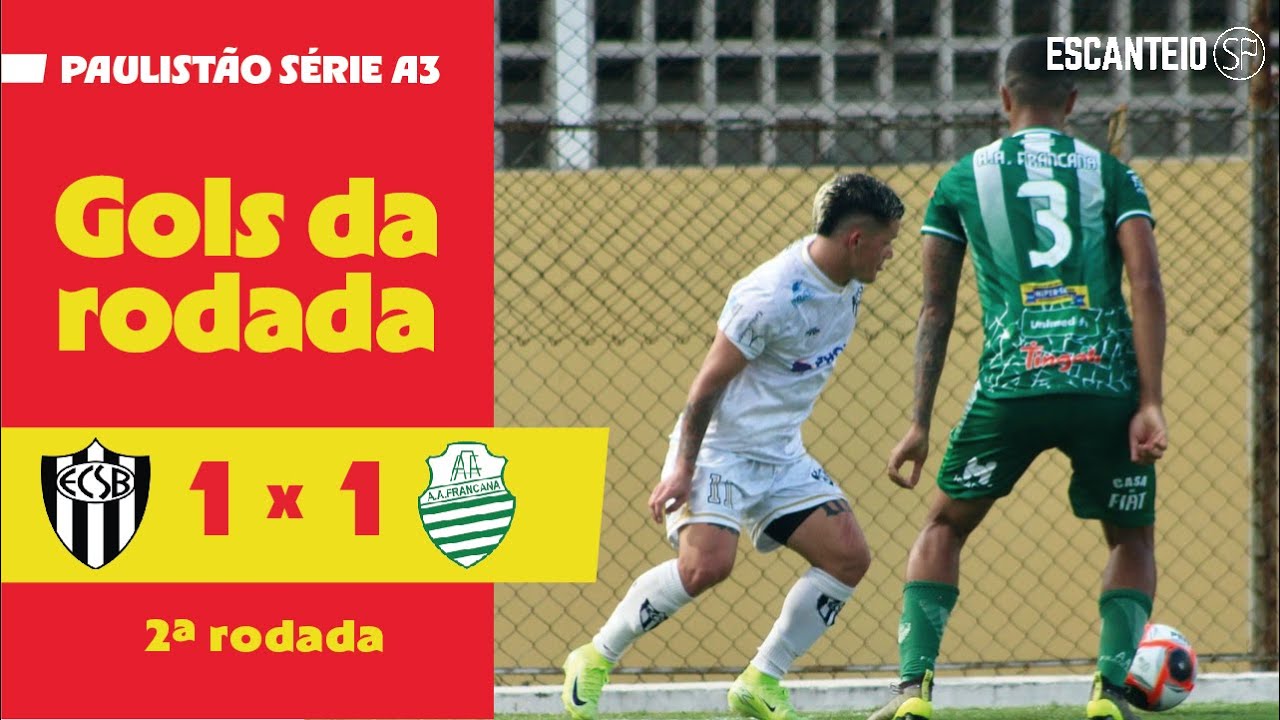 EMPATE NO ABC | EC São Bernardo 1 x 1 Francana | Gols do Paulistão ...