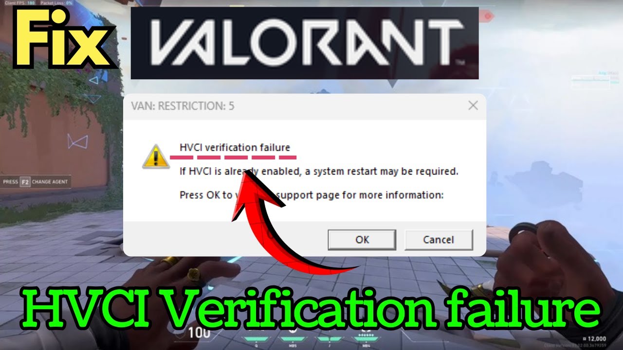 Valorant VAN Restrictions 5 HVCI verification failure