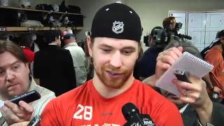 Claude Giroux talks about Pens fans! - NHL 20/4/12