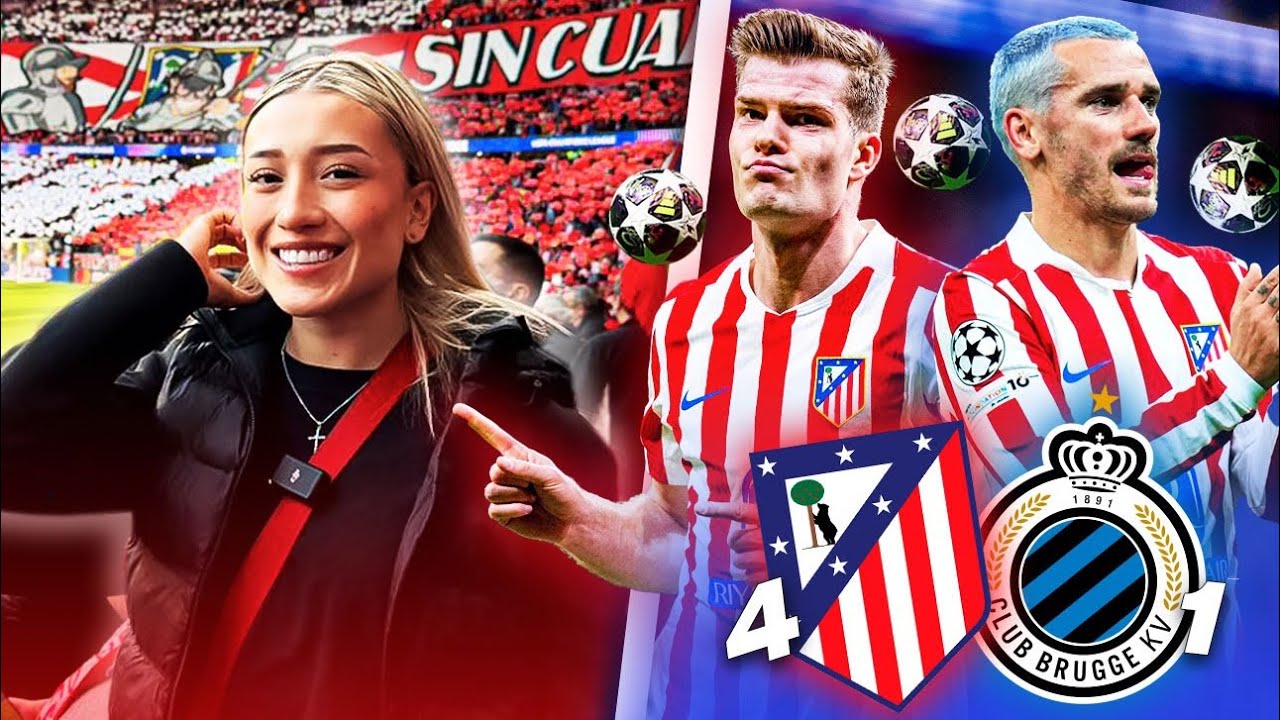 Me fui a la CHAMPIONS y pasó ESTO… 😳🔥 | Atlético de Madrid vs Brujas | Dare Esparza 🇪🇸