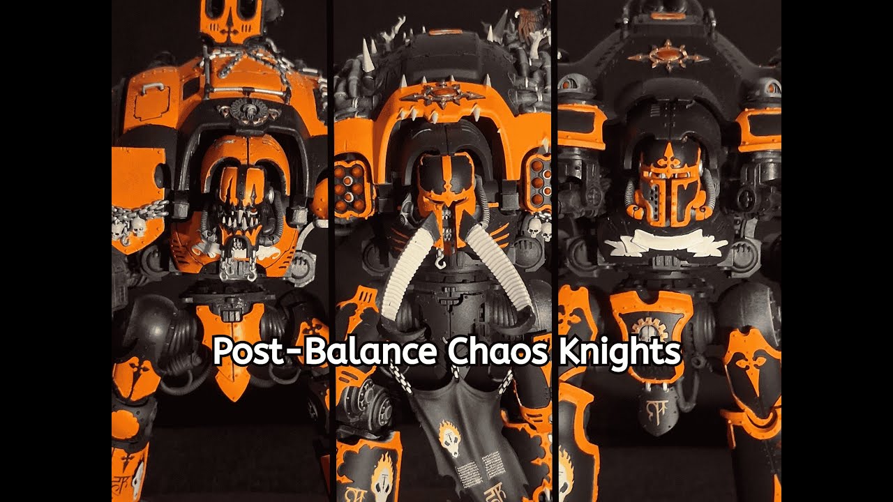 Post-Update Chaos Knights – 3 Lists Tested