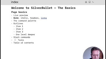 Welcome to SilverBullet part 1: Basic Markdown and Outlines