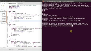 C Dynamic Memory Debugging with Valgrind