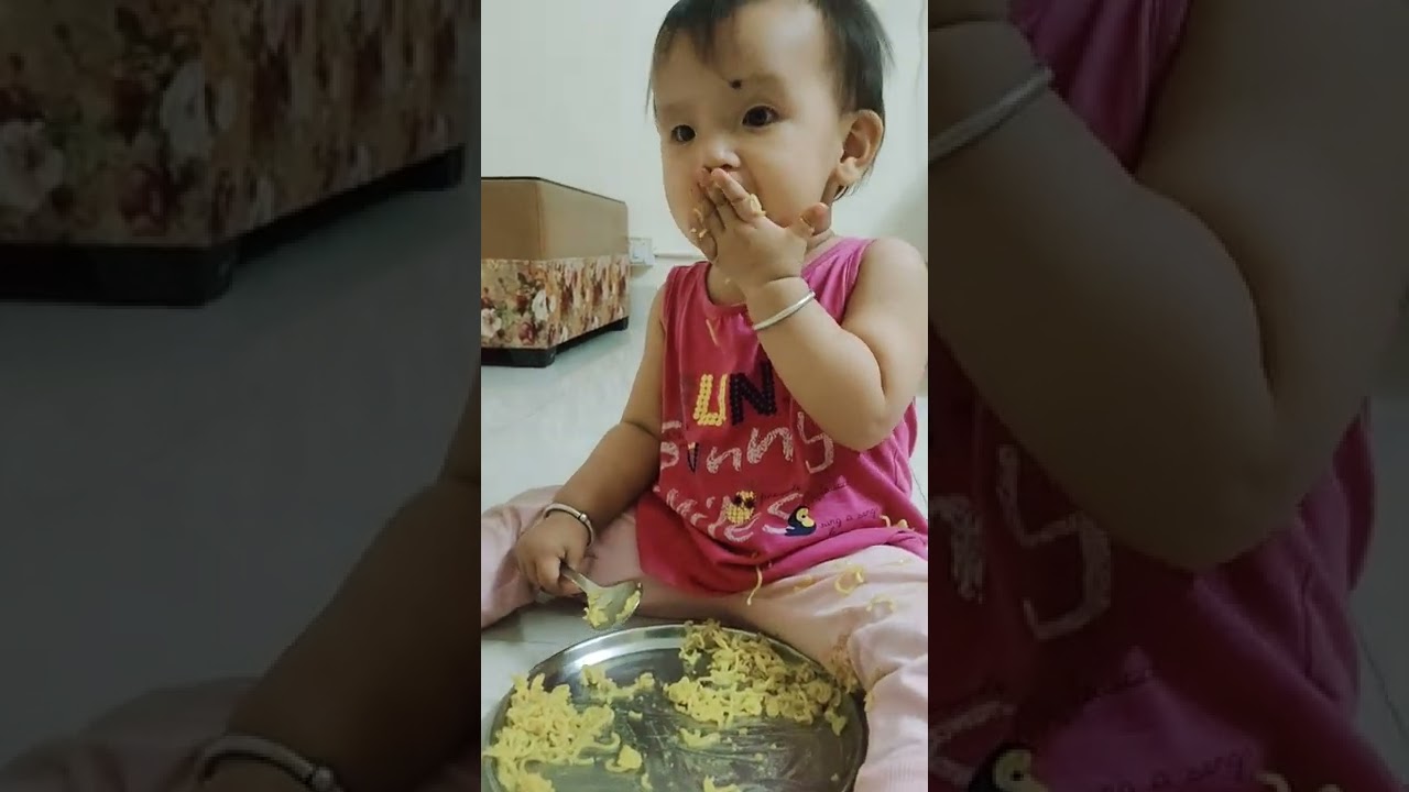 Advika Eating Maggie Youtube