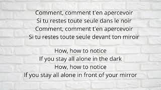 Comment T’en Apercevoir by France Gall English Lyrics French Paroles (&quot;How to Notice&quot;)