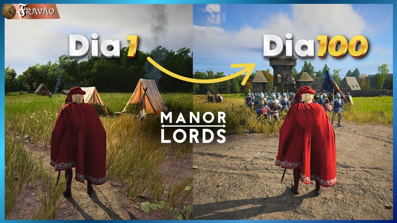 Vivi 100 Dias Construindo um Reino do Zero – Manor Lords